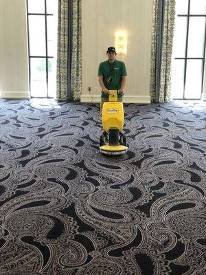 Commercial carpet cleaning