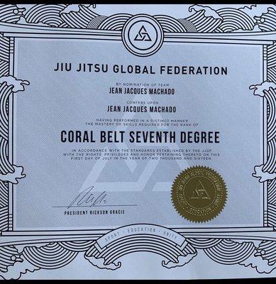 Someone put in their review that this school is "old man jiu jitsu" but... what 20 year old is gonna have these credentials??  53 isn't old.