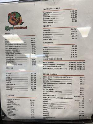 Menu from register: Does not notify customer of added gratuity.