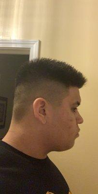 Mid bald fade