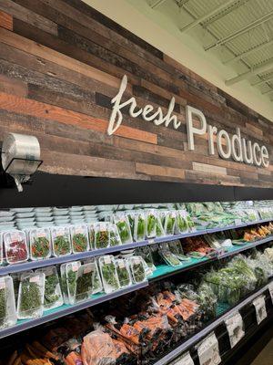 Fresh produce section.