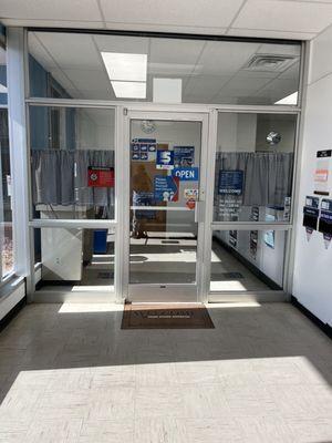 Business office entrance!