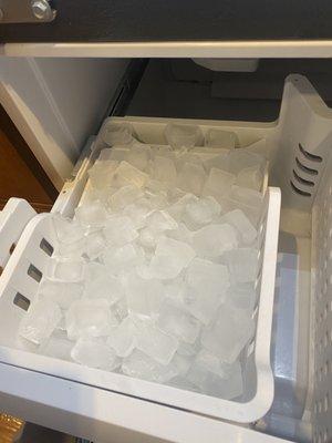 Manually made ice until icemaker repair replacement