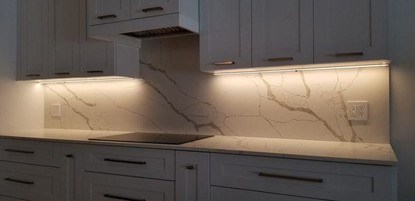 Custom built Undercabinet LED lighting