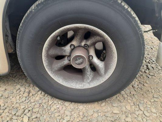 I paid for upgraded wheel cleaning and this is what I get?