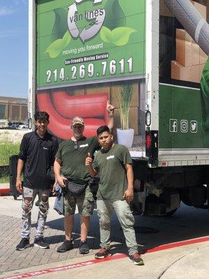 Awesome pick-up crew!