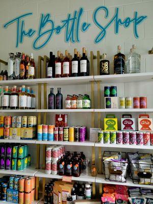 A great selection of non alcoholic bevvies including their kombucha