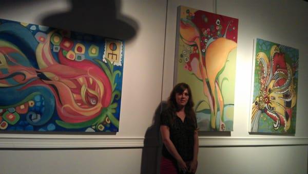 Artist Leah Guzman exhibiting at Dynamo Art Gallery in Coconut Grove