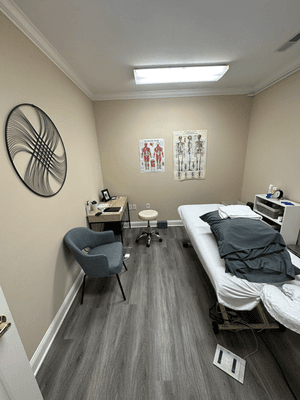 Private movement wellness treatment room.