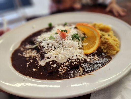 Enmoladas de Pollo