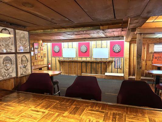 Cabin Tavern dart boards