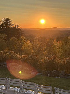 Sunset over Fruitlands Museum