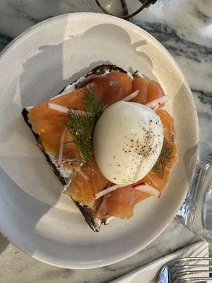 Egg & Smoked Salmon Toast