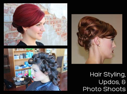 Updos, Formals, & Photoshoots