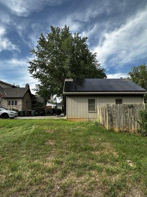 Solar Install on my detached garage.