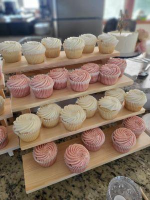 Strawberry & Lemon cupcakes