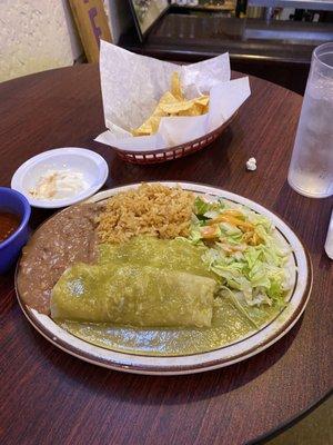 Enchiladas Verde