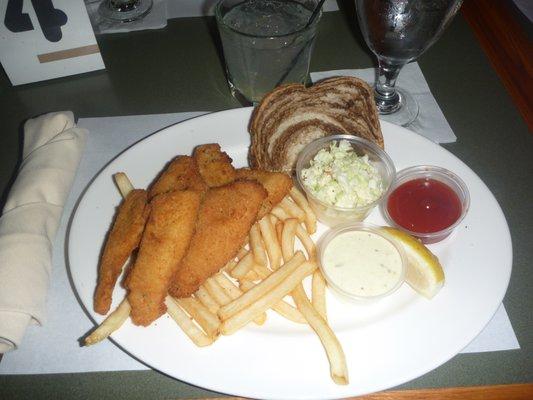 Perch Fish fry plate