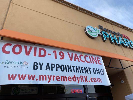 3.24.2021 Easy to make a COVID Vaccination appointment online! Plenty available parking spots available in the parking lot.