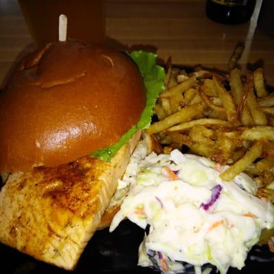 Cajun Salmon sandwich