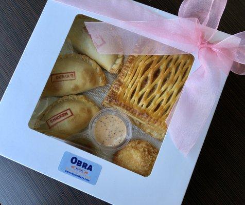 Savory Gift Box! Order online at www.obrabakery.com or call us at (562) 494-1000.