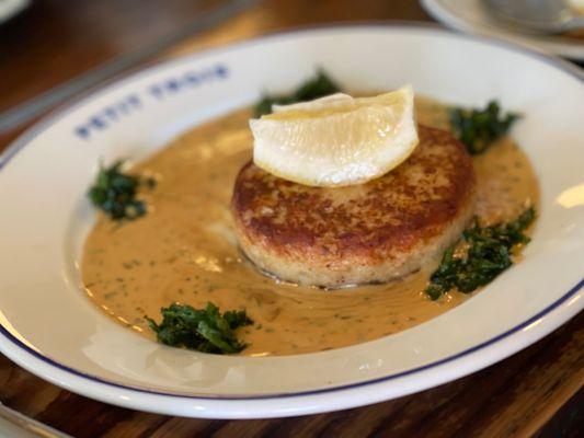 Great crab cakes! Very filling!