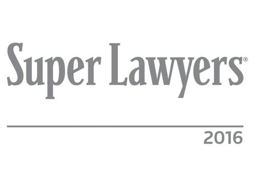 Nominated for Super Lawyers 2016