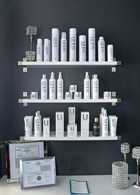 Unite Hair Product shelves