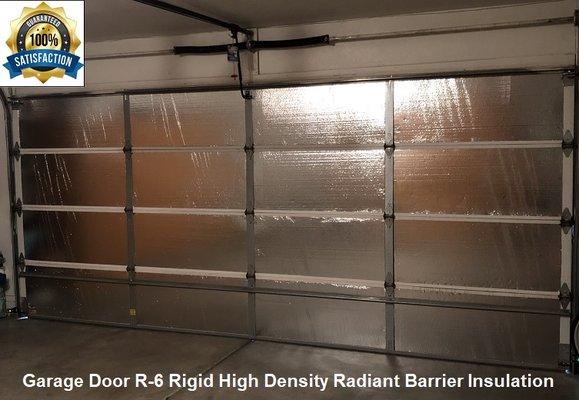 Garage Door R-6 Rigid Foam Radiant Barrier Insulation