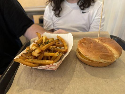 The Chipotle with  Cajun Fries