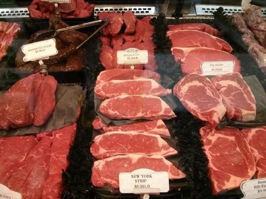 A small sampling of their outstanding meat counter and prices.