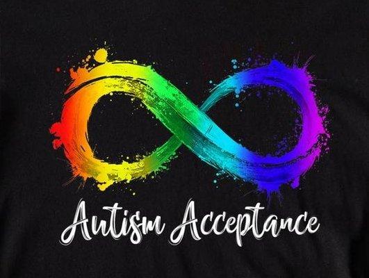 Autism Acceptance infinity symbol