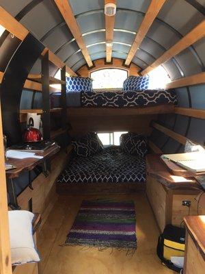 Double deck beds for family trips