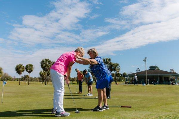 Charlaine Tatz, PGA Professional. http://www.golfstpete.com/instruction/