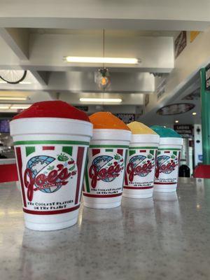 Need a little color in your life? Try the Italian Ice. There is a flavor for everyone!