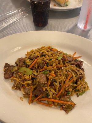 Beef Pan Fried Noodles