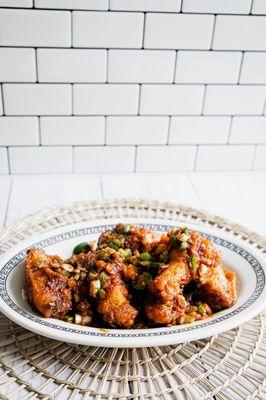 Spicy Mandarin chicken wings