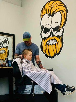 Hooking the little guy up with a adult cut!