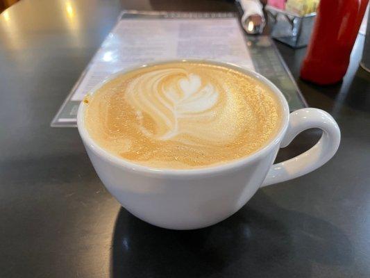 Coconut cookie latte