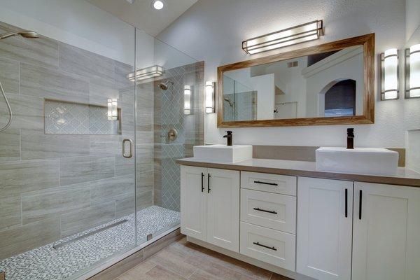 Oct. 2018 Aliso Viejo bathroom - complete gut & remodel #1