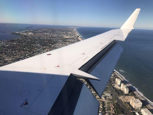 On arrival to Melbourne, FL