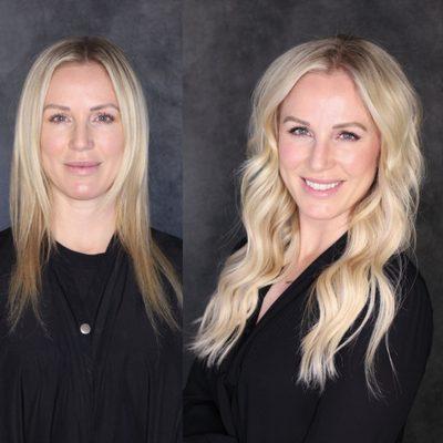 Before & After Natural Beaded Rows®/NBR® Hair Extension Transformation by Liz- @stylemeliz