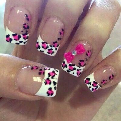 Exact picture of the nail design I wanted & showed the salon