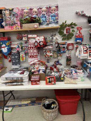 Booth 255 Toys and Christmas Stuff all types of things All brand new items!!