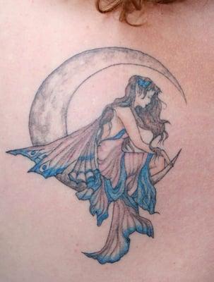 Memory Fairy, tattoo artist Jesse