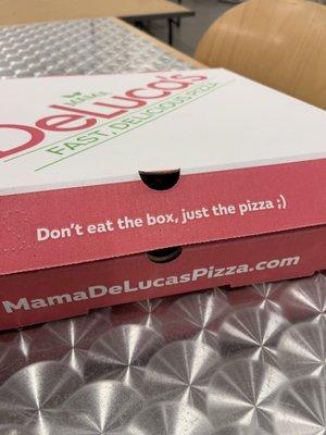 Thanks for the tip on the box! I almost...