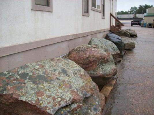 Boulders come in large and small. They are also available in round, angular, red, gray, tan and more.