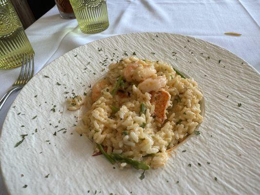 Seafood risotto