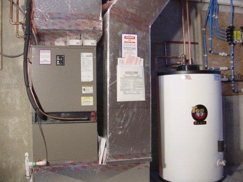 Home heating and air conditioning system and hot water heater