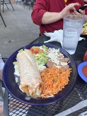 chicken chimichanga